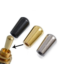 3PCS Metal Guitar Switch Tip 3 Way Toggle Switch Knob Tip Guitar Switch Cap