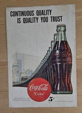Vintage 1947 Coca-Cola Print Ad – Continuous Quality Is Quality You Trust