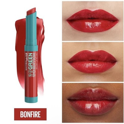 Maybelline Green Edition Balmy Lip Blush, Formulated With Mango Oil, Bonfire,