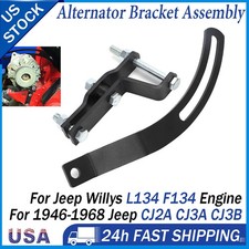 For Willys Jeep L134 F134 Alternator Bracket Kit 6v To 12v Cj2a Cj3b Cj3a Engine