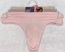 MAIDENFORM Everyday Luxe Stretch Micro 3 Pk Thong Panty NEW Womens Sz S 5 2XL 9