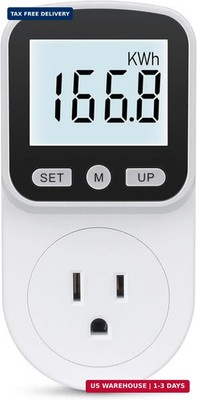 Upgraded Watt Meter Power Meter Plug Home Energy Monitor Electricity Usage Monit