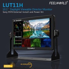 FEELWORLD LUT11H 10.1" 2000nit Ultra-Bright Video Monitor 4K HDMI FHD 1920 1200