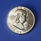 1954D Benjamin Franklin Silver Half Dollar Coin BU Proof 90% Silver 🇺🇸🦅🇺🇸