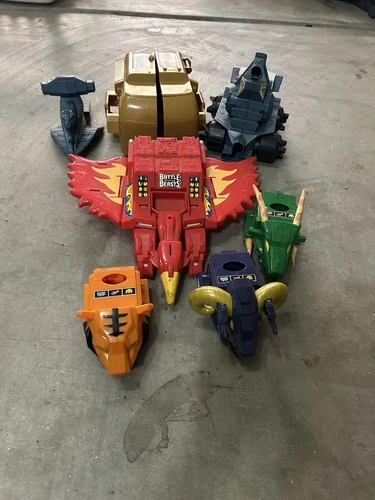 Vintage Set Of 7 Battle Beast Toys 1987 Hasbro
