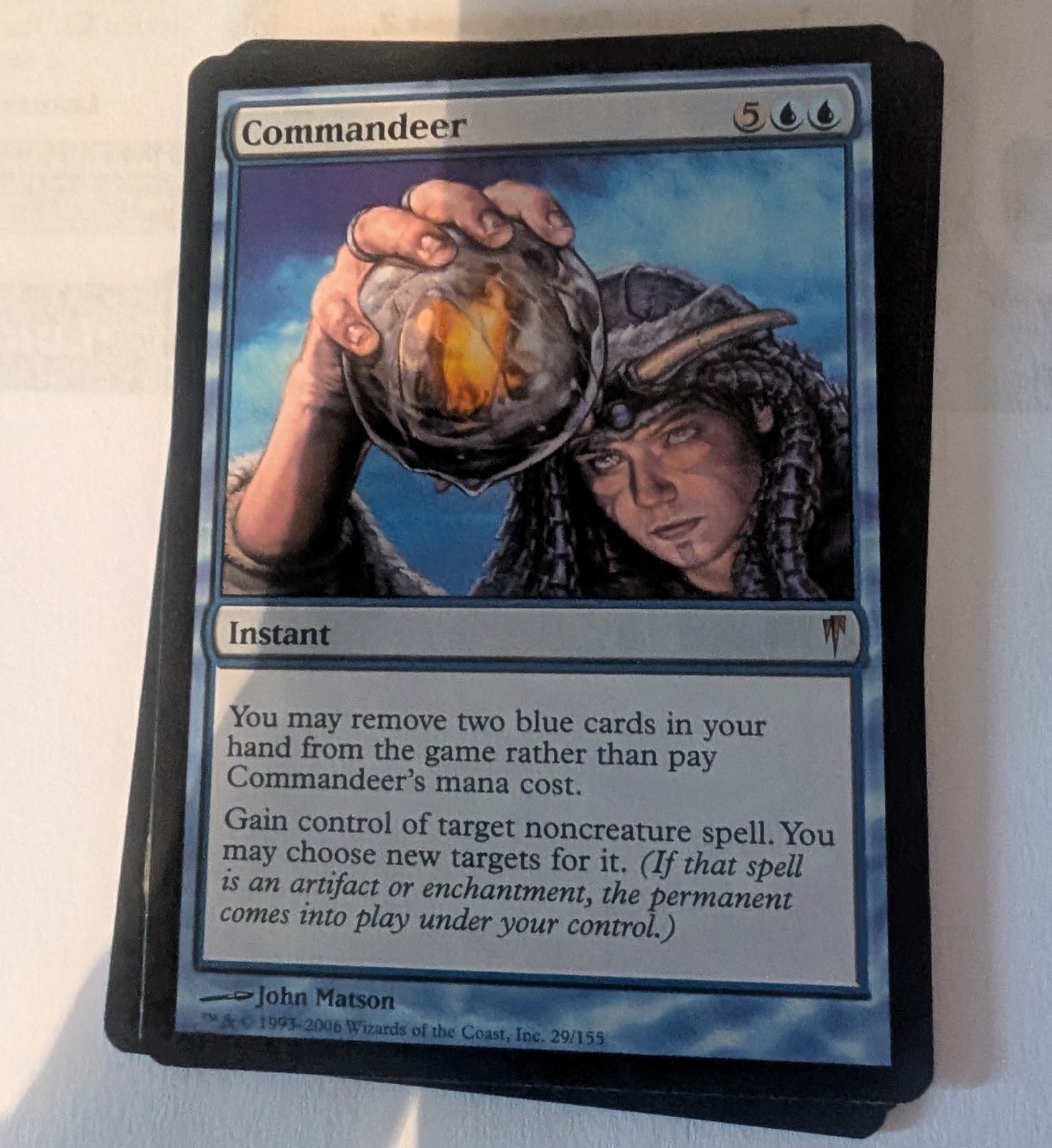 Commandeer Coldsnap Regular #29 WOTC 2006 Magic the Gathering