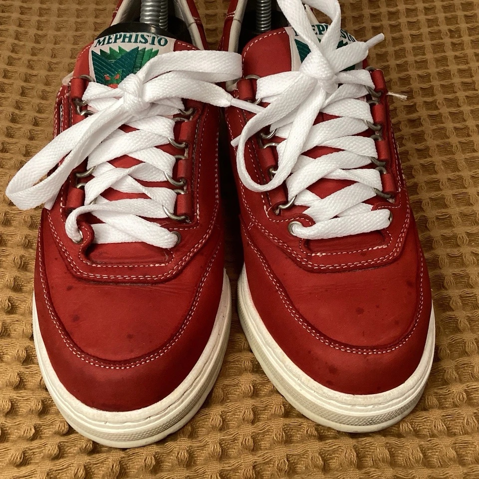 Zapatos de viaje para caminar Mephisto Match Runoff Air Jet para mujer talla 6,5 rojo nobuck Foto 4 de 4