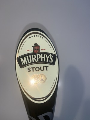 Murphy s Stout Imported Beer Draft Tap Pull  Handle 10-1/2  - Collectible Bar