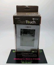 KING K302PE ClearTouch Electronic 7-Day Programmable Thermostat, White