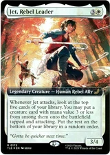 Jet, Rebel Leader (Extended Art Foil) 0172 - Avatar: The Last Airbender TLE NM