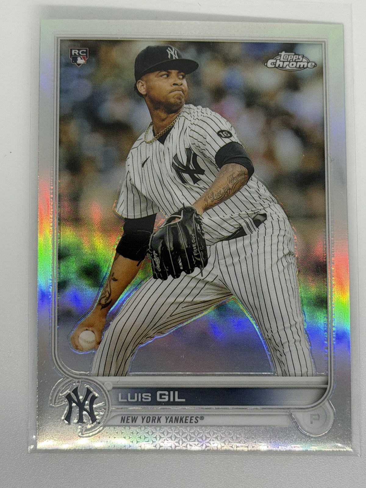 Luis Gil 2022 Topps Chrome #202 Refractor New York Yankees