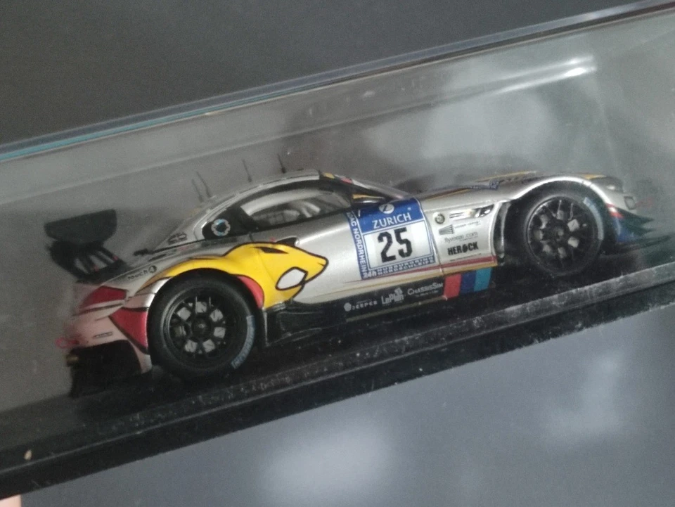 BMW Z4 GT3 #25 24h NURBURGRING 2013 SPARK MODEL SG078 1/43 RARE - Immagine 3 di 4