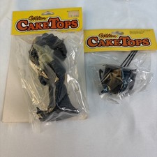 Vintage Wilton Cake Tops 1979 Topper NOS Wacky Witch And Cauldron Halloween