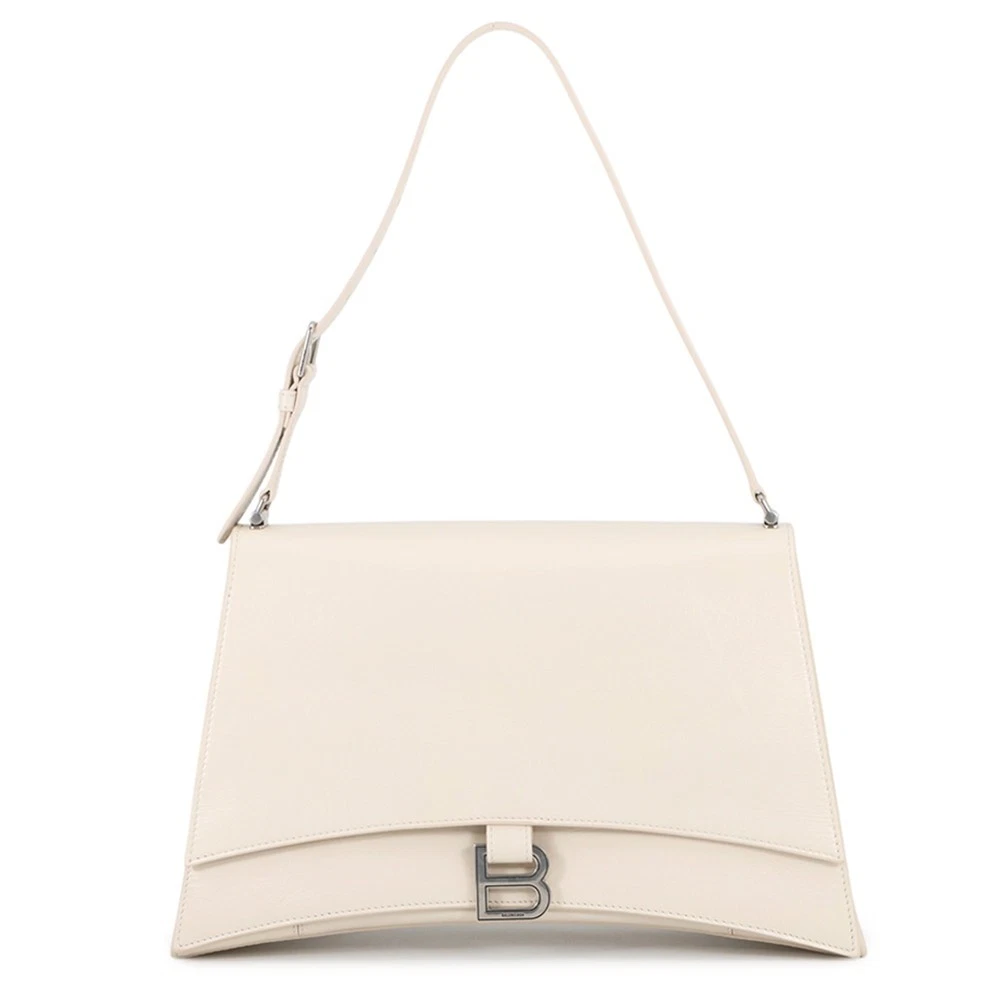 Balenciaga — BALENCIAGA Crash Sling Bag Size Medium Leather Ivory 765466