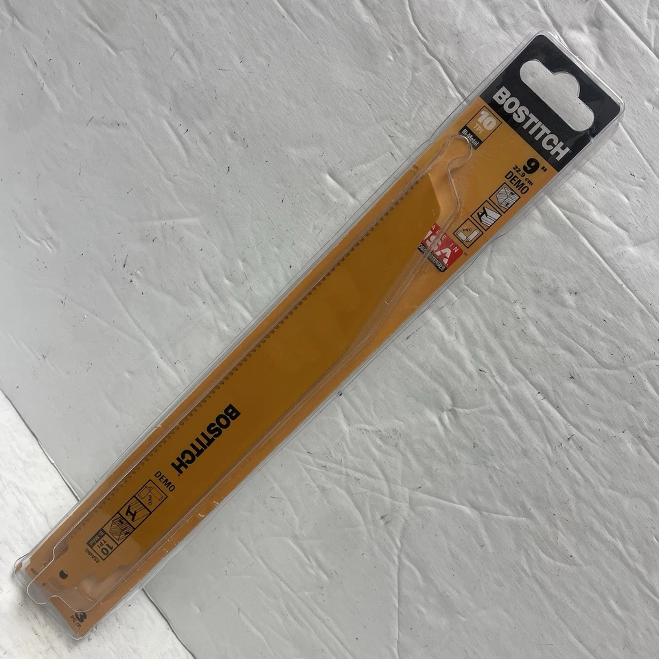BOSTITCH BSA4865M - 10 TPI Demo 9" Hoja de sierra recíproca 3 piezas - Caja abierta Foto 2 de 4