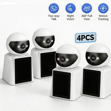 4pcs Wireless Security Camera Two-Way Video Call Monitoring Smart Baby Monitor