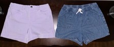 Wonder Nation Girls Shorts XL (14-16) 2 Pairs...