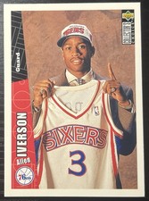 1996-97 Upper Deck Collector's Choice - Allen Iverson #301 (RC) 76ers