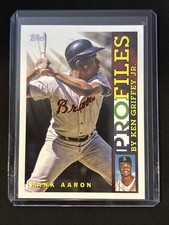 🔥Hank Aaron Topps 2026 Series 1 Profiles Atlanta Braves #TP-3