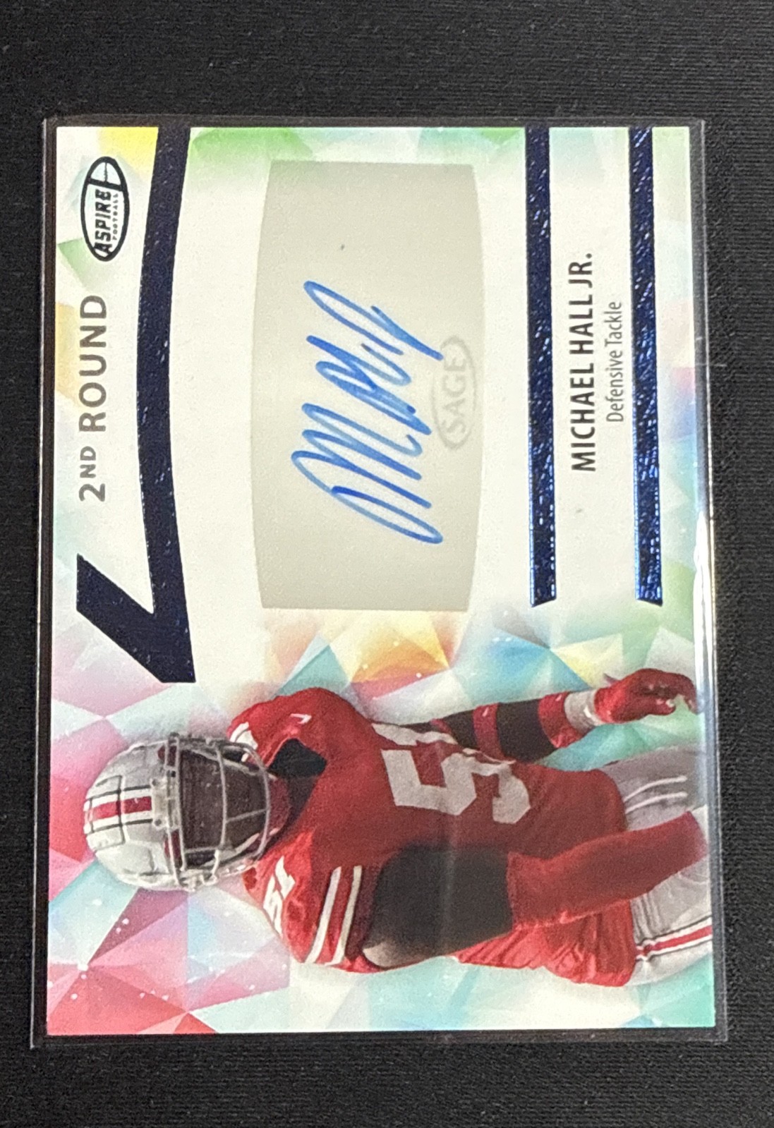 Michael Hall Sage Aspire Autographs #ASPMHJ Base