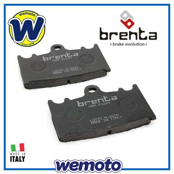 Brenta Organische BremsbeläGe FüR Kawasaki ZZ-R 400 ZX400N Vorne 1997-image