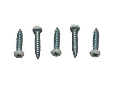 AP Products 012-PSQ1000W 8X3/4 Pan Head Square Recess Screw 8 x 3/4 White