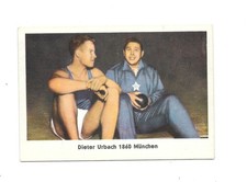 Schütt kein Heinerle Dieter Urbach Kugelstoßen 1860 München ungeklebt top