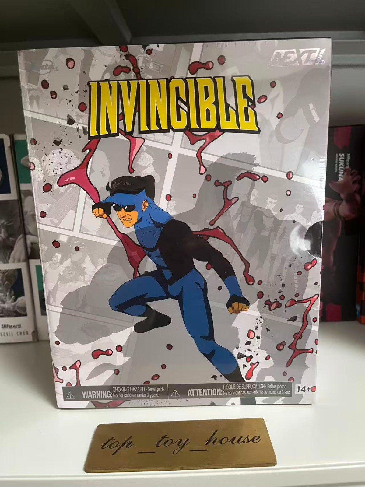 Jada Toys 1/12 Invincible Mark Grayson Battle Bamage SDCC Limited Action Figure