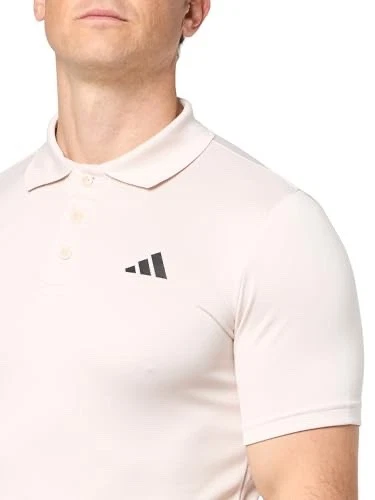 NUEVO Polo de Entrenamiento Adidas Essentials Aeroready Para Hombre Masilla Grande Malva Foto 2 de 4