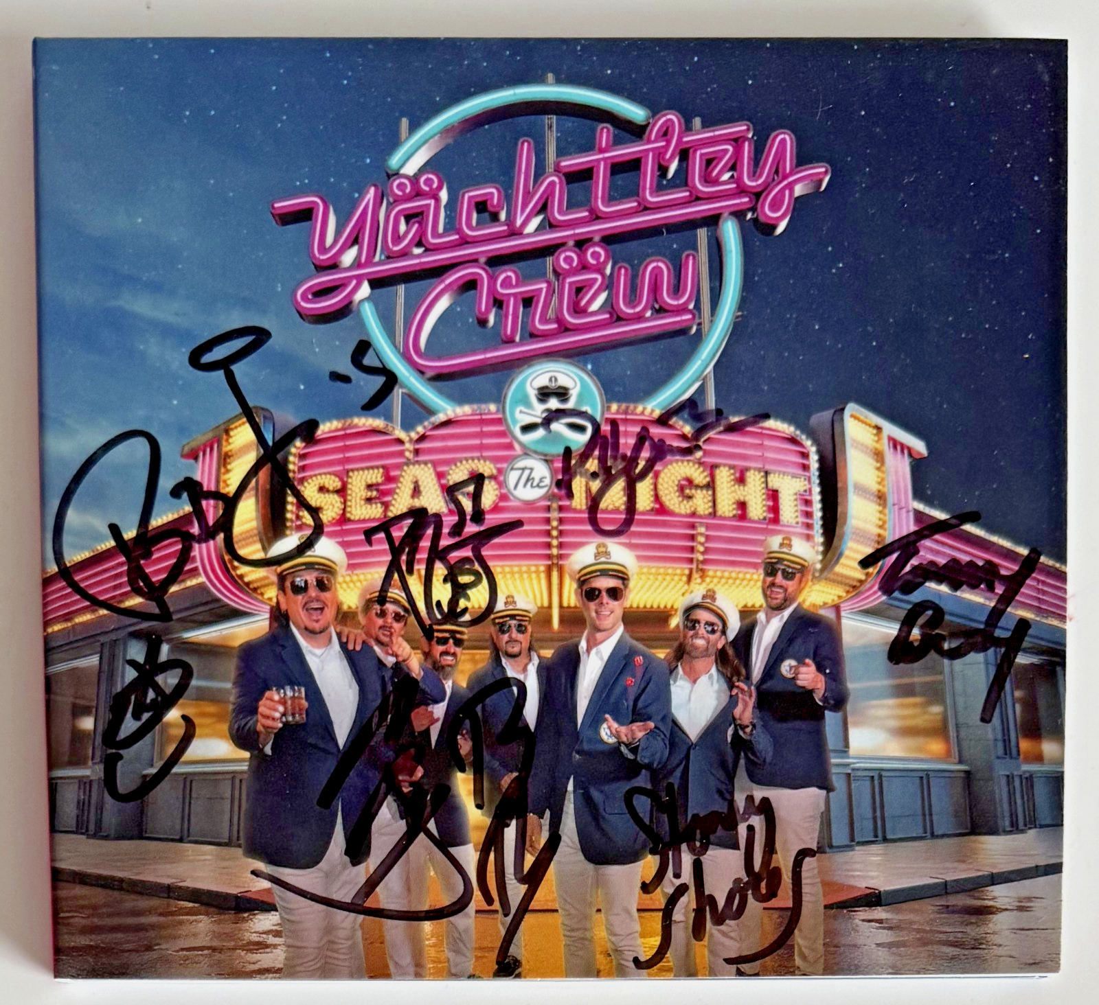 YACHTLEY CREW * SEAS THE NIGHT * LIMITED EDITION SIGNED 11 TRK CD * BN!