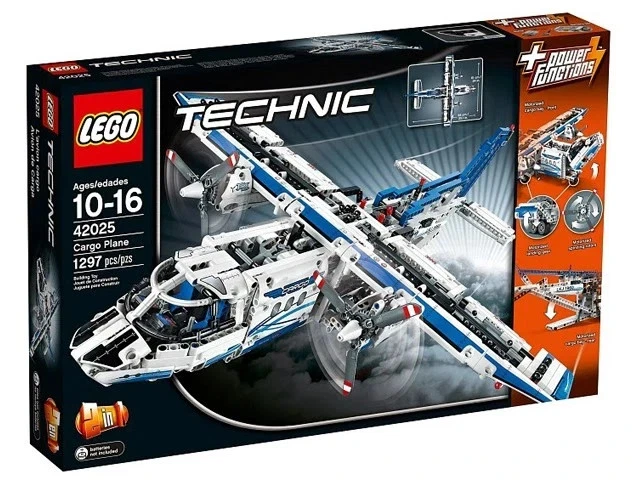 LEGO 42025 SEALED Technic Cargo Plane Large Aircraft Building Set 1297pcs