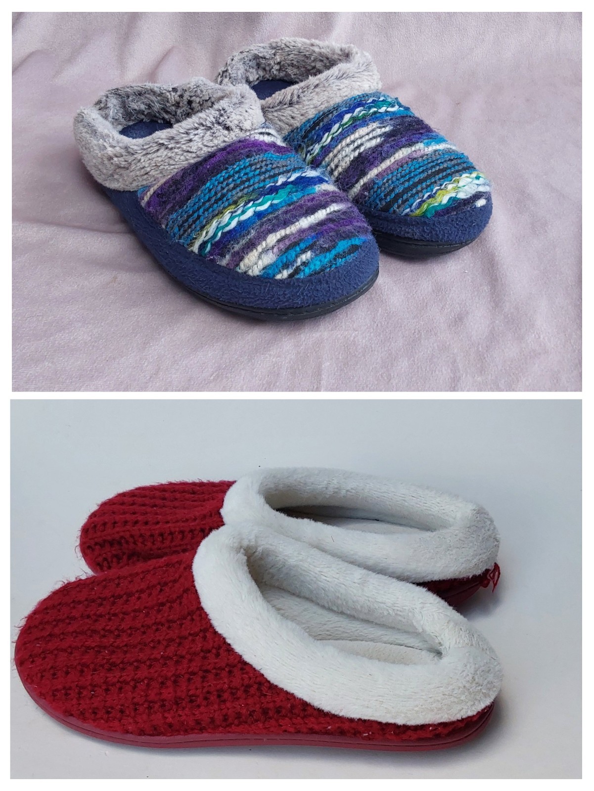 SAOLA 2 Paia Ciabatte Donna Deerfoams Tg 7 8 Suola Esterno Interno Accogliente Tomaia in Maglia