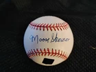 Moose Skowron Signed OML Baseball - New York Yankees Great - 2001 Topps Archives