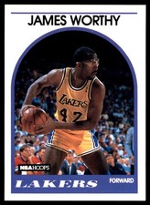 James Worthy 1989-90 Hoops #210 Lakers NBA READ FREE SHIPPING AutographDen