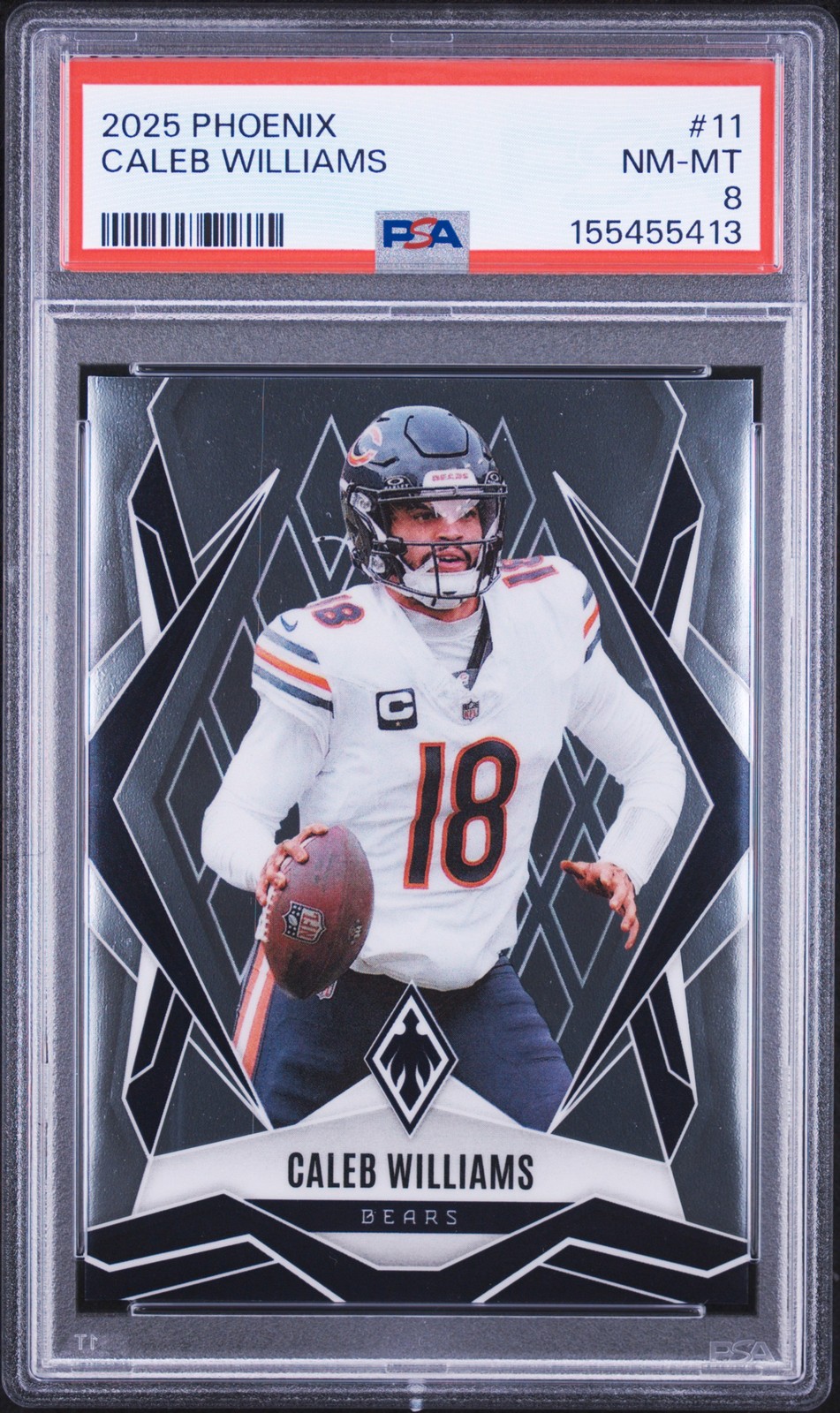 2025 PANINI PHOENIX #11 CALEB WILLIAMS PSA 8