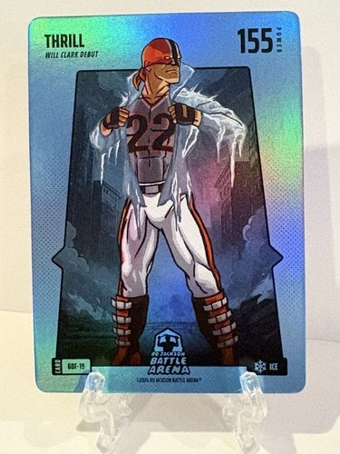 2024 Bo Jackson Battle Arena Alpha #BBF-19 Thrill Blue Battlefoil Will Clark