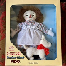 2003 Raggedy Ann & Andy Storybook Friends Doll Fido Limited Edition 0615/2100