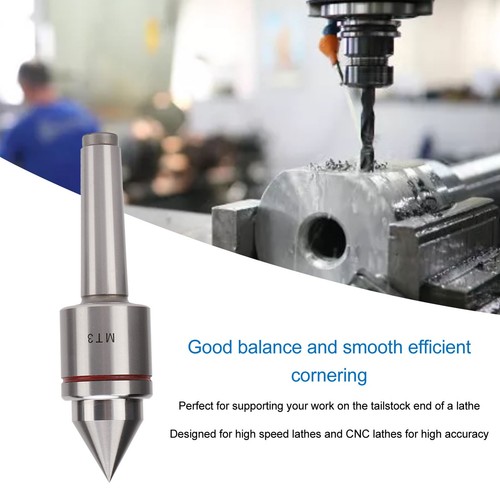 Live Center 60 Degree Revolving 0.005 Lathe Machine CNC Tool MT3✈ - Picture 20 of 24
