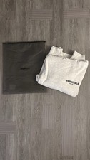 Essentials Hoodie Light Oatmeal, Size Medium