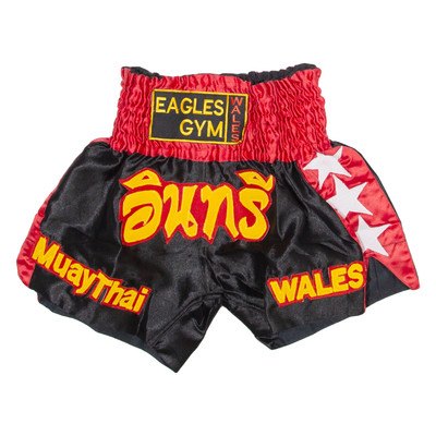 EAGLES GYM Thaiboxen Herren Sport Shorts rot S W24