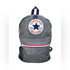 Zaino Converse All Stars Chuck Taylor con cerniera grigio ciniglia borsa grande