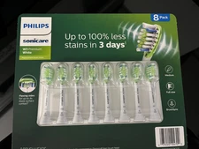 PHILIPS Sonicare W3 Premium White Replacement Toothbrush 8 Count Brush Heads