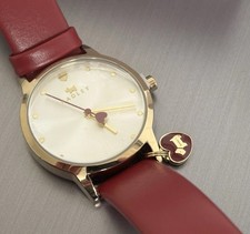 Radley Watch RY2920A Heart Dial. Heart Charm. Claret Leather Strap. NIB