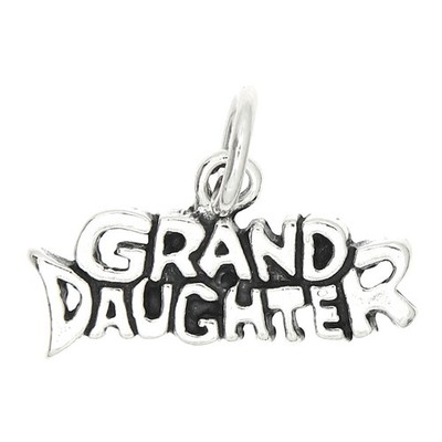 Sterling Silver Granddaughter Grand Daughter Charm