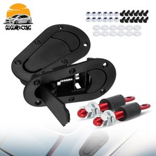Universal Racing Car Flush Mount Quick Release Hood Latch Pin No Key Locking Kit