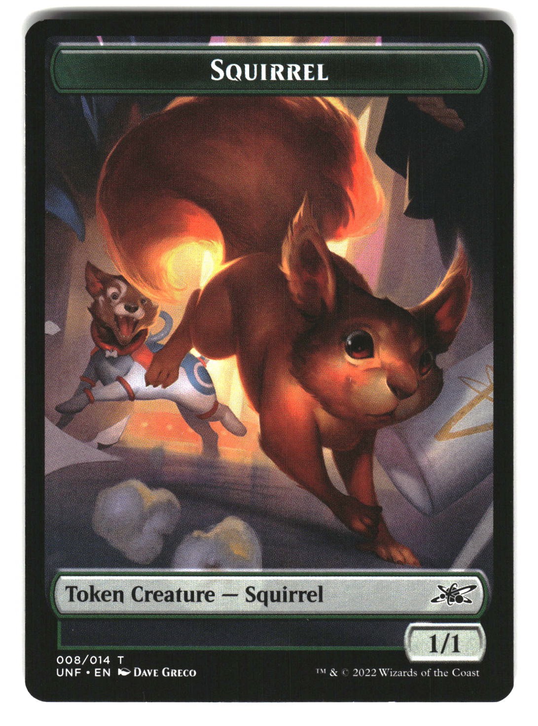 Squirrel Token 8 Unfinity Magic: The Gathering Near Mint
