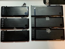Lot of 6 OEM Unibody MacBook Pro Batteries FOR PARTS- 13 15 A1322 A1382