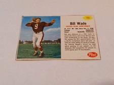 1962 Post Billy Wade #119