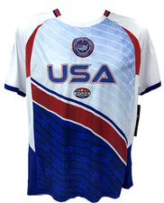 85 World Cup Men's 2026 USA Futbol Jersey - White/Blue/Red - Medium - New Tags