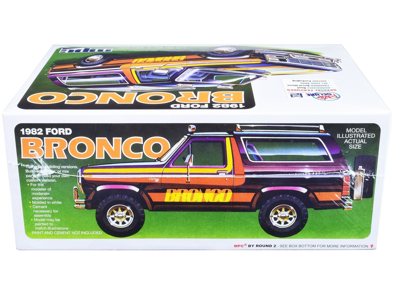 1982 Ford Bronco 1/25 Scale Skill 2 Model Kit by MPC